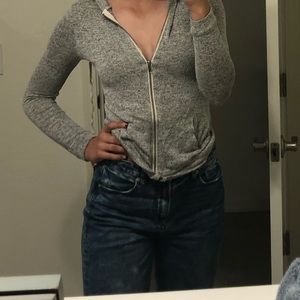 grey jacket